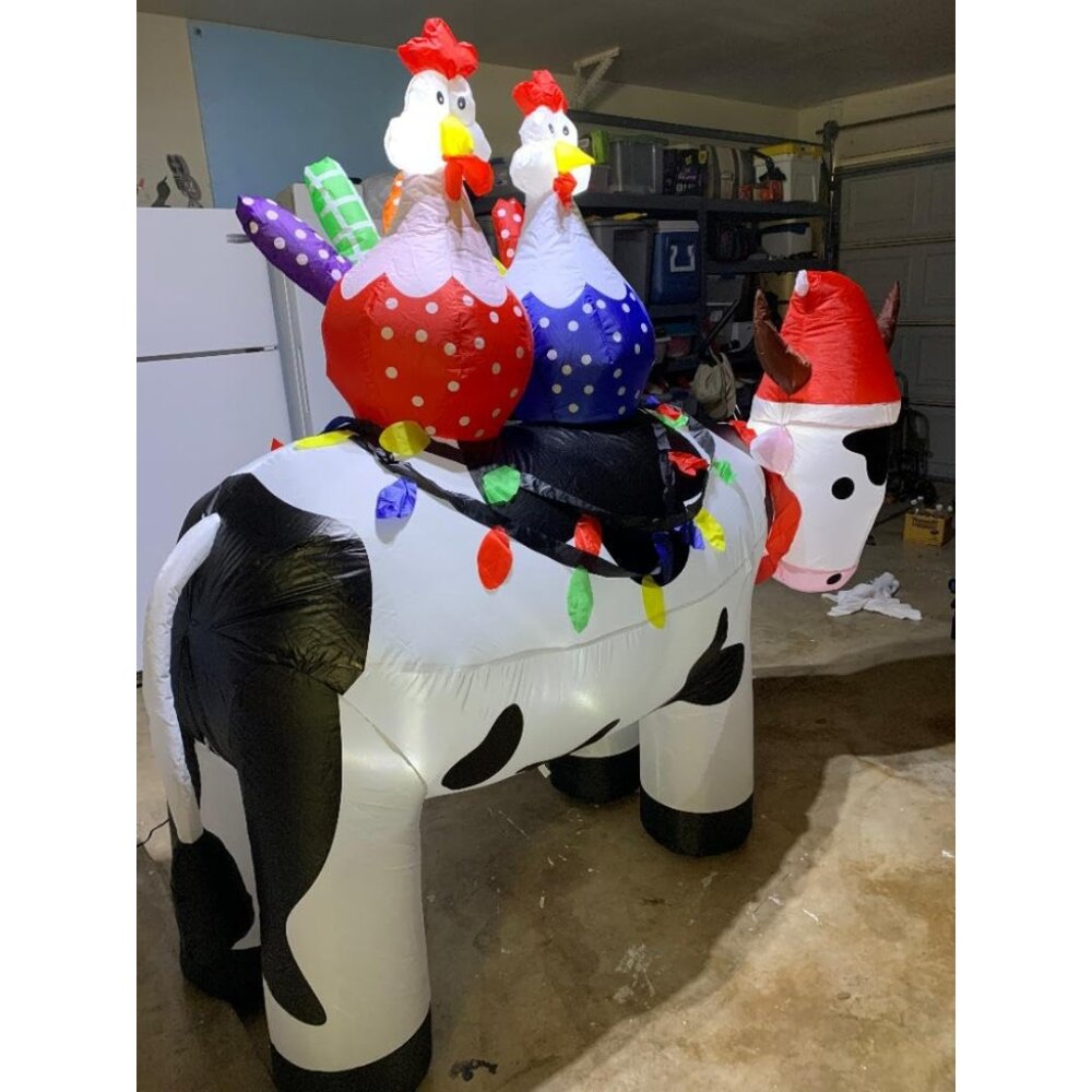 🆕6FT‎ Christmas Inflatables Built-in LED Yard Outdoor Decorations